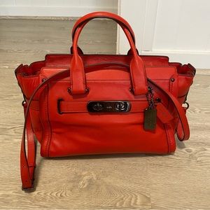 Coach Swagger Carryall - Burnt Orange//Gunmetal